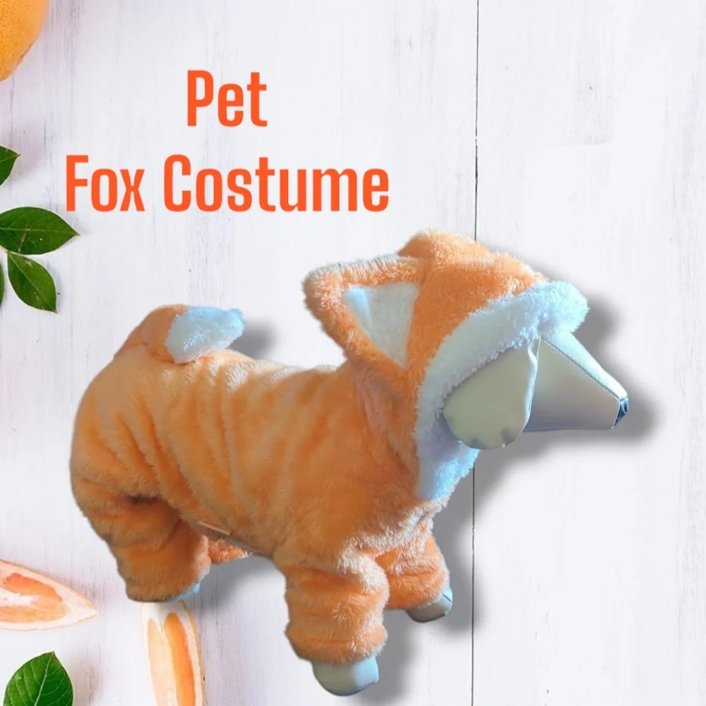 🐾 Pet Fox Costume, L - Picture 3 of 8